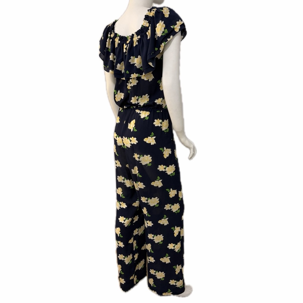 Michael Kors Collection $2495 Runway & Celeb Fave Silk Roses Dress Jumpsuit 8 - Picture 15 of 16